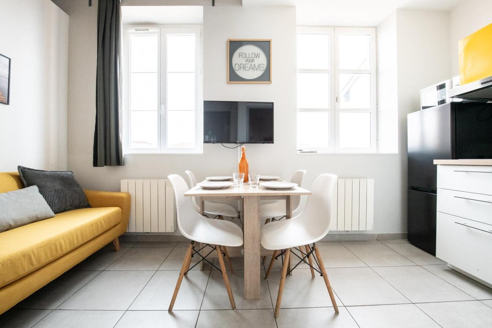 Duplex Scandinave A Cosy Et Calme - Lyon Part-Dieu Exterior foto