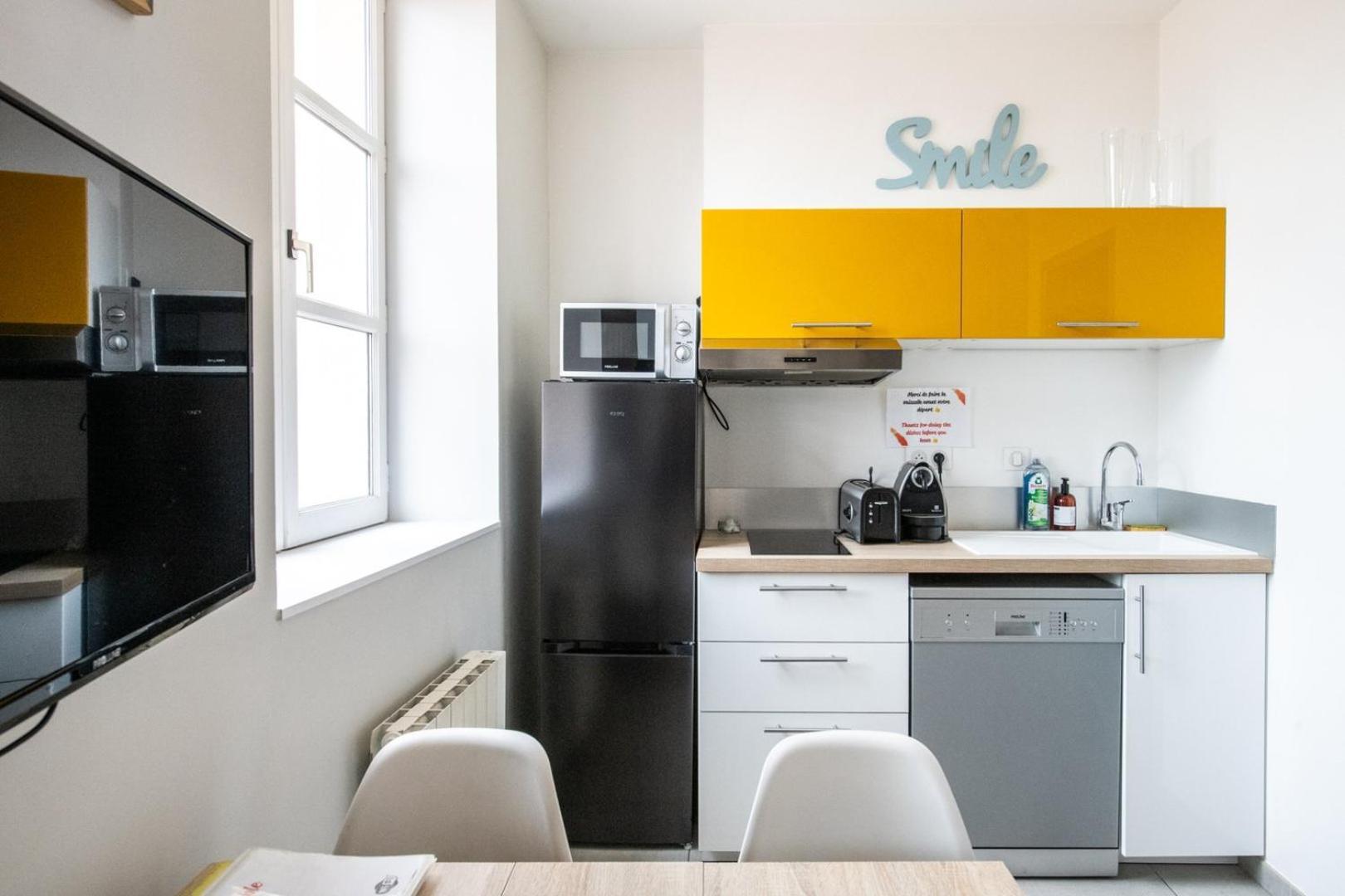 Duplex Scandinave A Cosy Et Calme - Lyon Part-Dieu Exterior foto